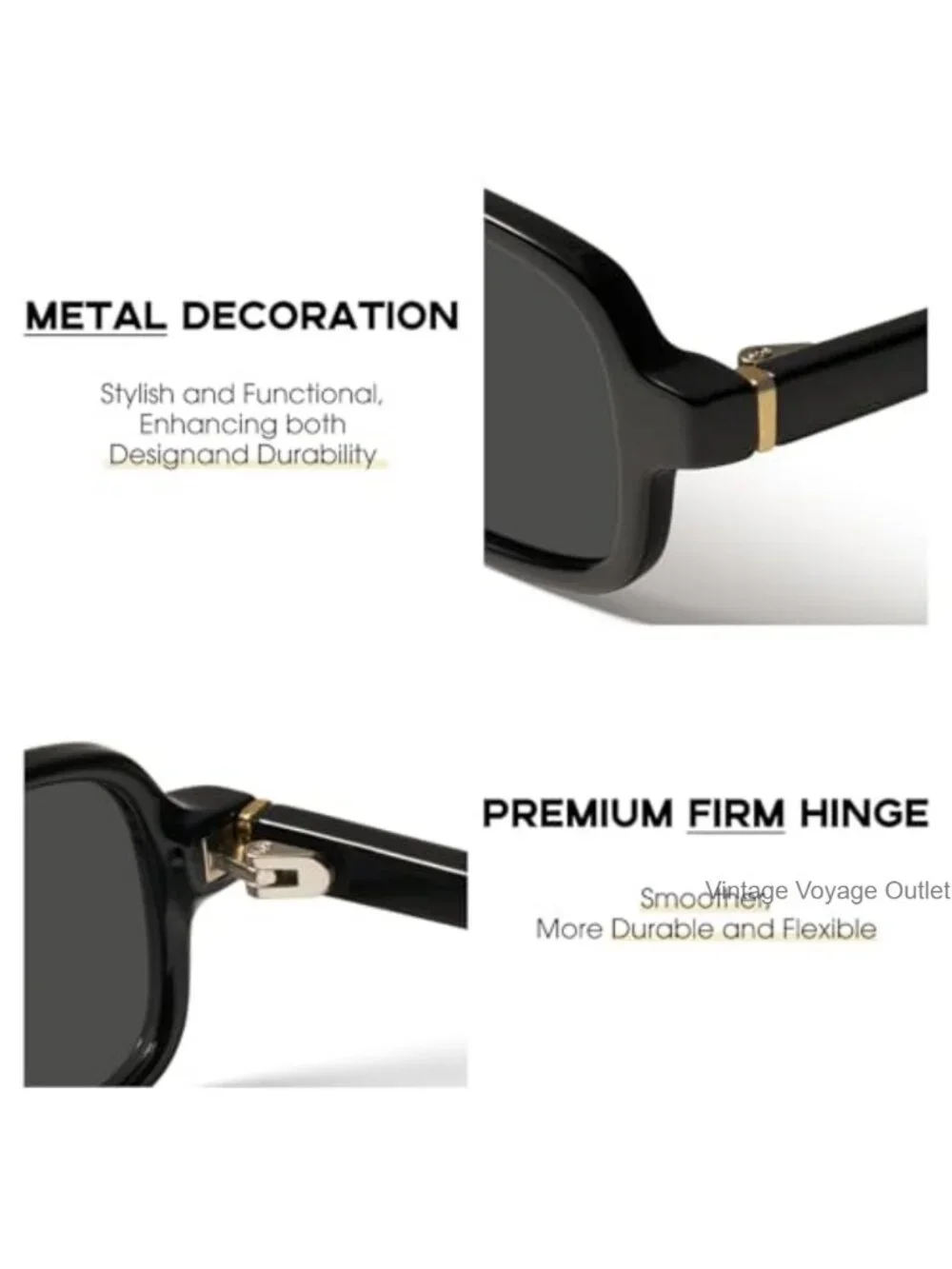 Retro Narrow Rectangle Sunglasses for Women UV400 Protection Lightweight